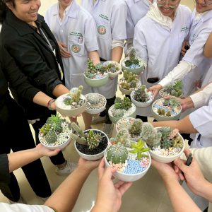 กิจกรรมนอกหลักสูตร (Extra-curriculum) สำหรับนักศึกษาเเพทย์ชั้นคลินิก หัวข้อ การทำจัดสวนถาด
